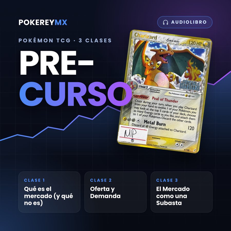Portada del audiolibro Pre-Curso PokereyMX: 3 clases — Qué es el mercado, Oferta y Demanda, El Mercado como una Subasta