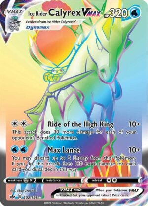 Ice Rider Calyrex VMAX (Secret) - 202/198 - Ingles