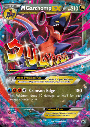 M Garchomp EX - XY168 - Ingles