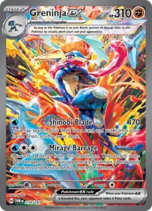 Greninja ex - 214/167 - Ingles