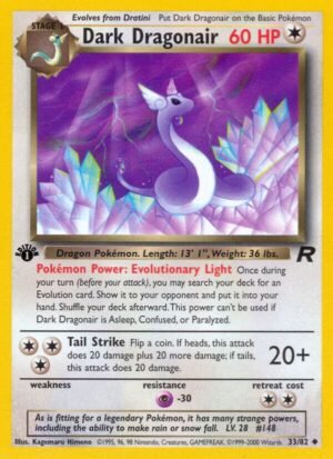 Dark Dragonair - 33/82 - Team Rocket - Ingles