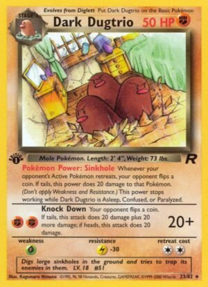 Dark Dugtrio - 23/83 - Team Rocket - Ingles