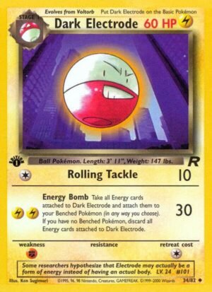 Dark Electrode - 34/83 - Team Rocket - Ingles