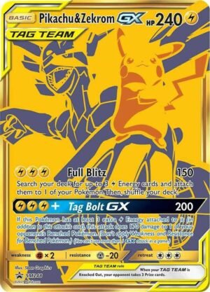 Pikachu & Zekrom GX - SM248 - Ingles