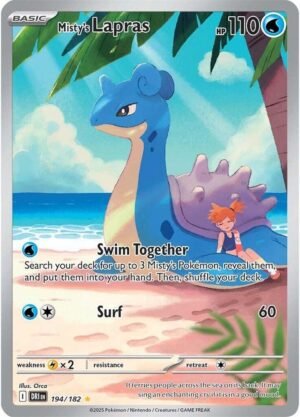 Misty's Lapras - 194/182 - Ingles