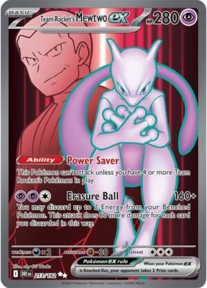Team Rocket's Mewtwo ex - 213/182 - Ingles