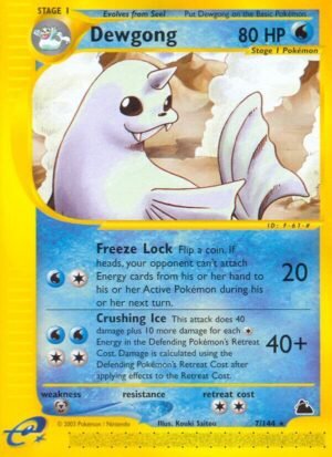 Dewgong - 7/144 - Ingles