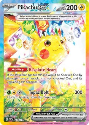 Pikachu ex - 238/191 - Ingles