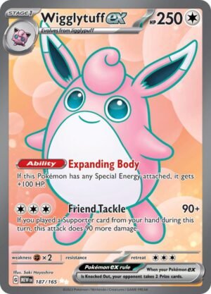 Wigglytuff ex - 187/165 - Ingles
