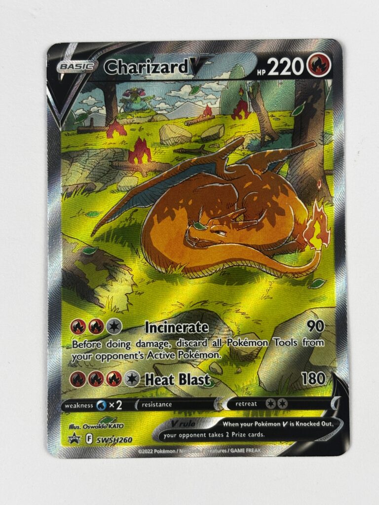 Charizard V – SWSH260 – SWSH: Sword & Shield Promo Cards  – Ingles