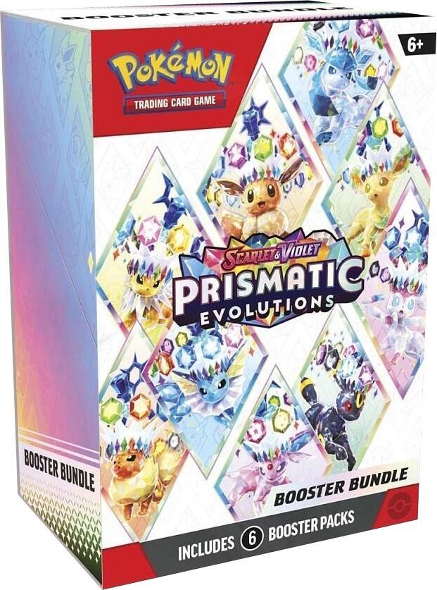 Prismatic Evolutions Booster Bundle – SV: Prismatic Evolutions – INGLES