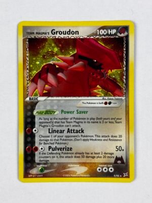 Team Magma's Groudon - Team Magma vs Team Aqua (NM) - Holo Foil