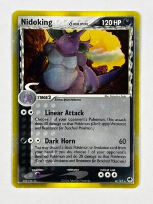 Nidoking (Delta Species) - Dragon Frontiers - (LP) - Holo Foil