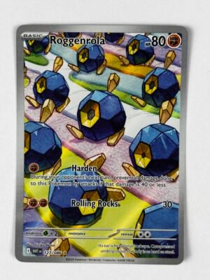 Roggenrola 127 - White Flare - Ingles