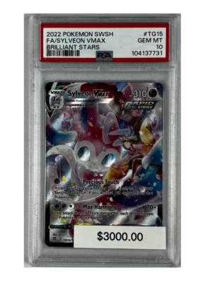Sylveon VMAX - SWSH09: Brilliant Stars Trainer Gallery (SWSH09:TG) Holo-PSA 10