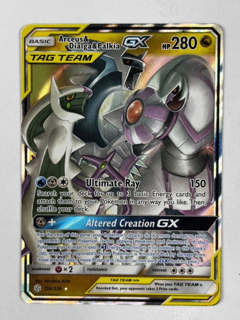 Arceus, Dialga, Palkia GX 156 – Cosmic Eclipse – Ingles — PokeRey MX
