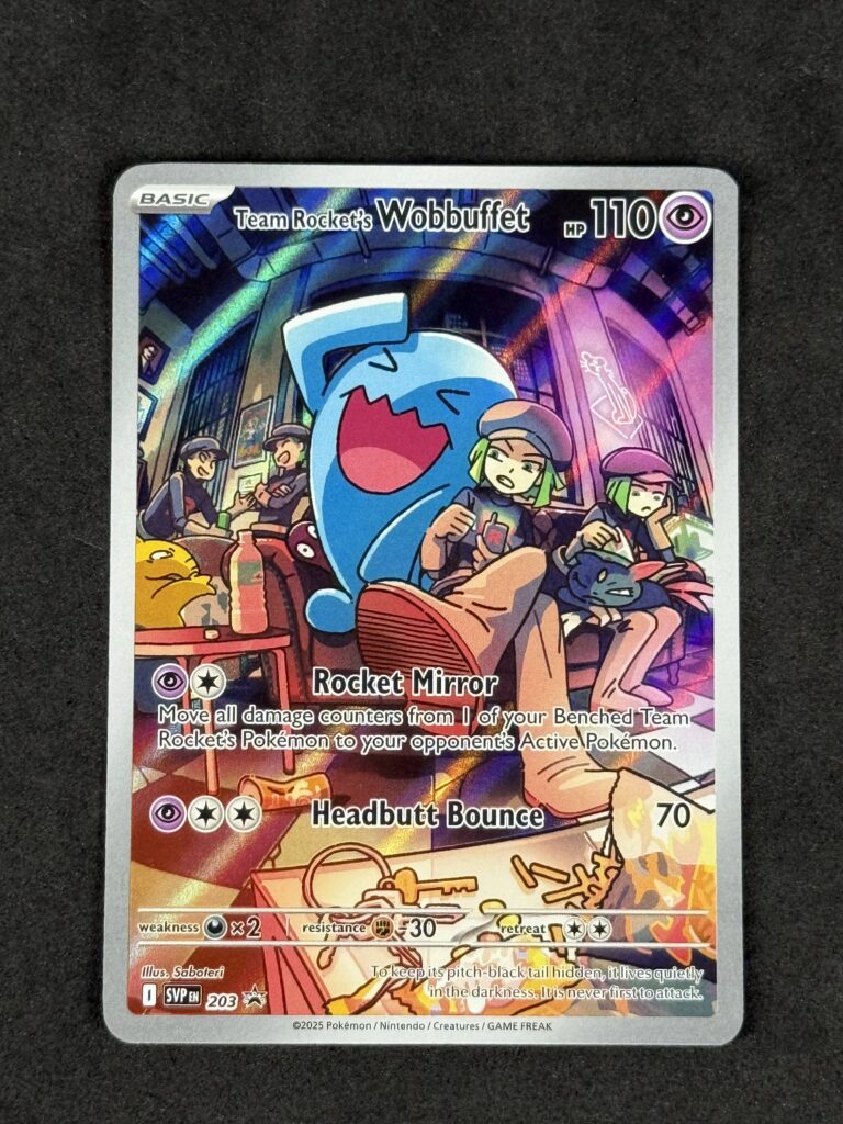 Team Rocket’s Wobbuffet SVP 203 – NM